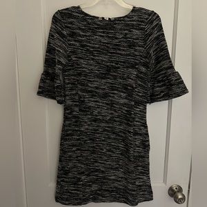 Miss Selfridge Blk&Wht Tweed Dress